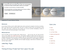 Tablet Screenshot of lawschoolonline.co.uk